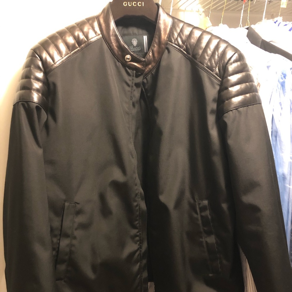 Gucci Black Moto Jacket